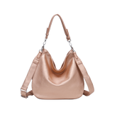 Slouchy taske med lynlås 36x13x30cm - Ingen returret - ITFEB25